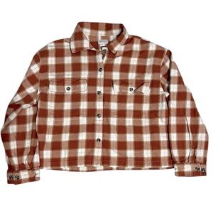 Brixton Plaid Flannel Shirt /Shacket (XL) Fall
Layers with West Coast Cool
